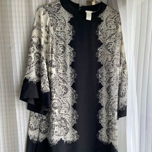 Black & White Viscose Dress